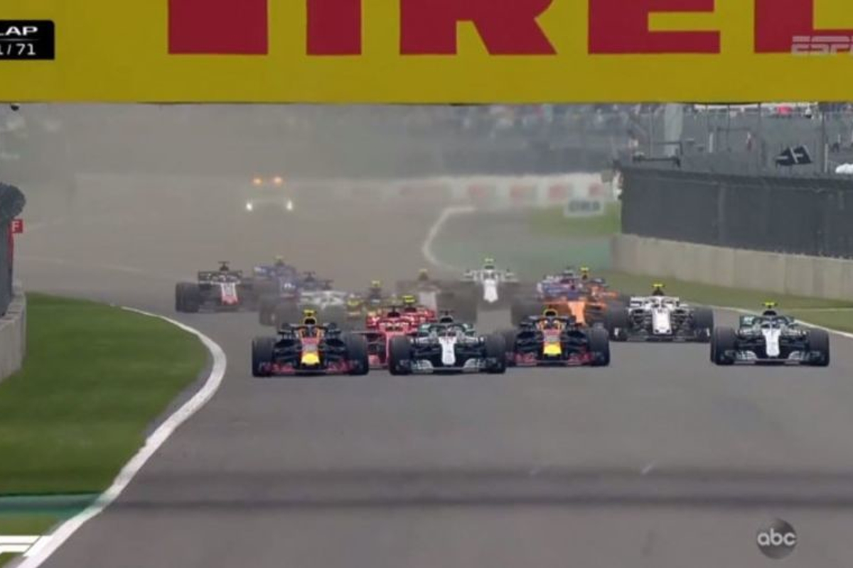 VIDEO: Hamilton, Verstappen trade lead in epic Mexico start!