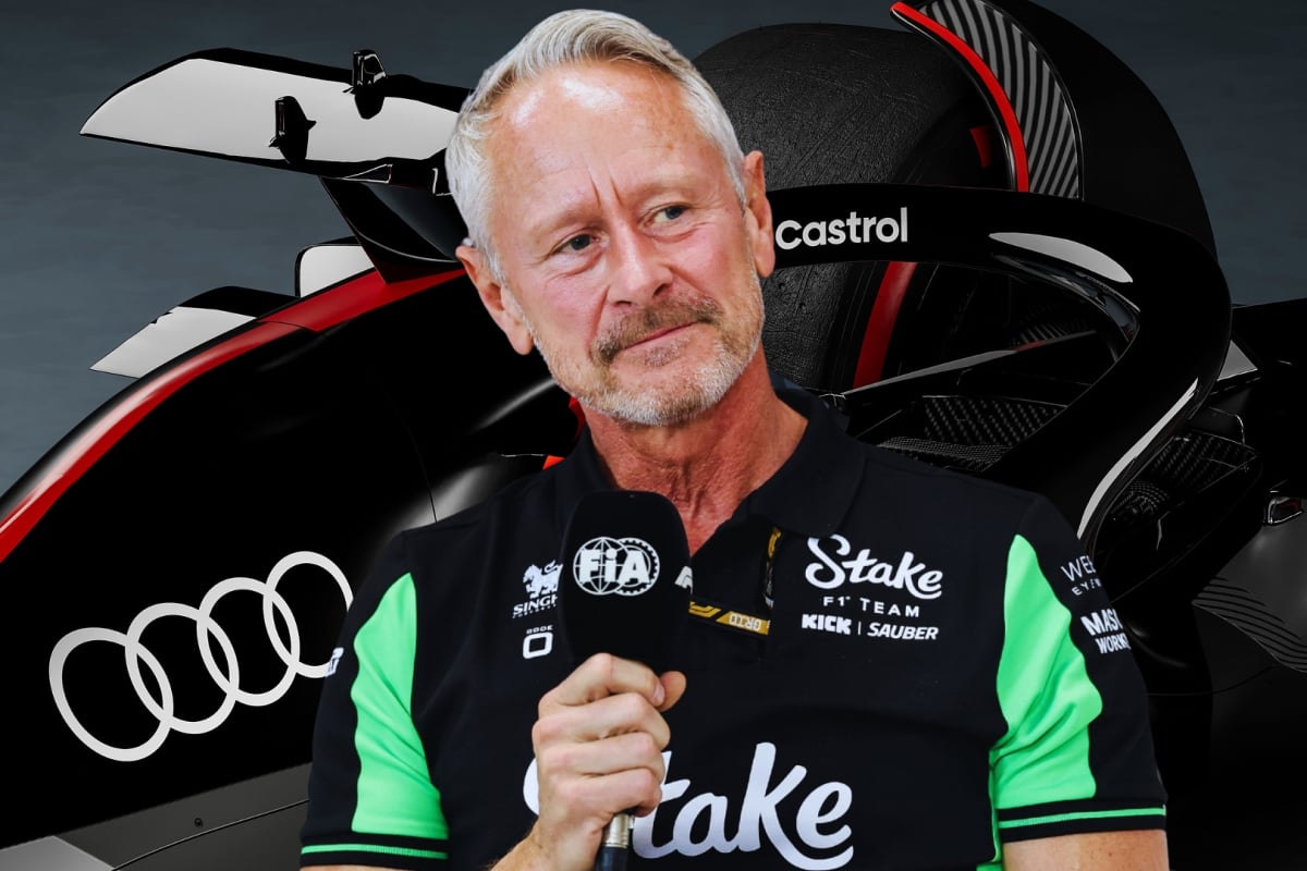 Sauber boss Jonathan Wheatley with an Audi F1 background