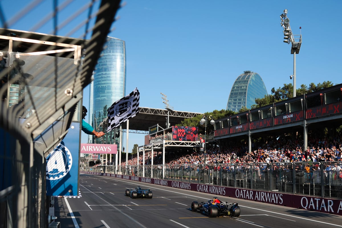 Russell wins Azerbaijan GP ahead of Verstappen