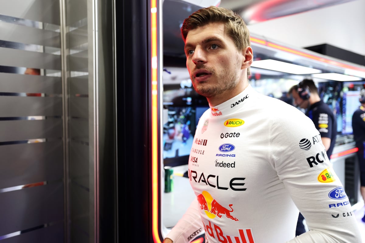 Verstappen before FP1 in Singapore