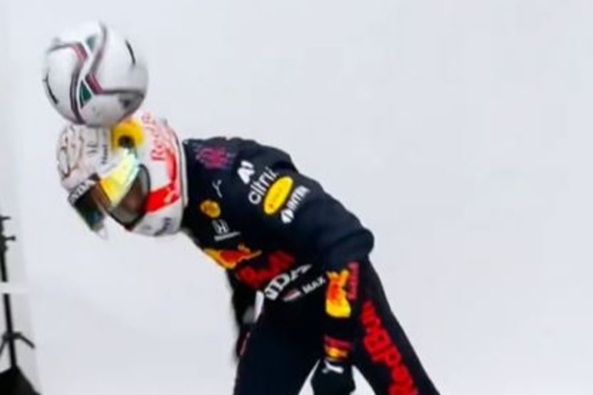 VIDEO: Verstappen heeft zin in EK en toont voetbalskills