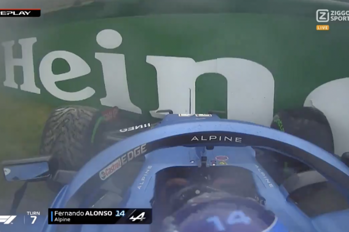Chaos op Imola: Alonso crasht, Verstappen uit zorgen, Aston Martin Stroll in de brand