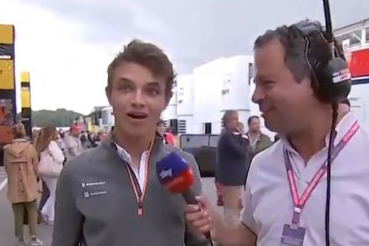 Lando Norris was the ultimate fanboy on Ted's Notebook!