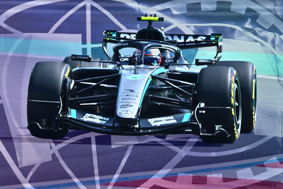 Mercedes with the FIA