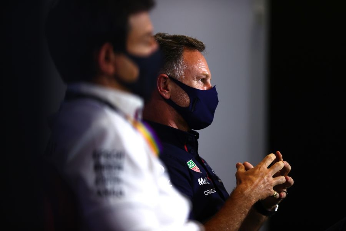 Horner over toekomst Mercedes zonder Hamilton: "Zouden ze in de stront zitten"