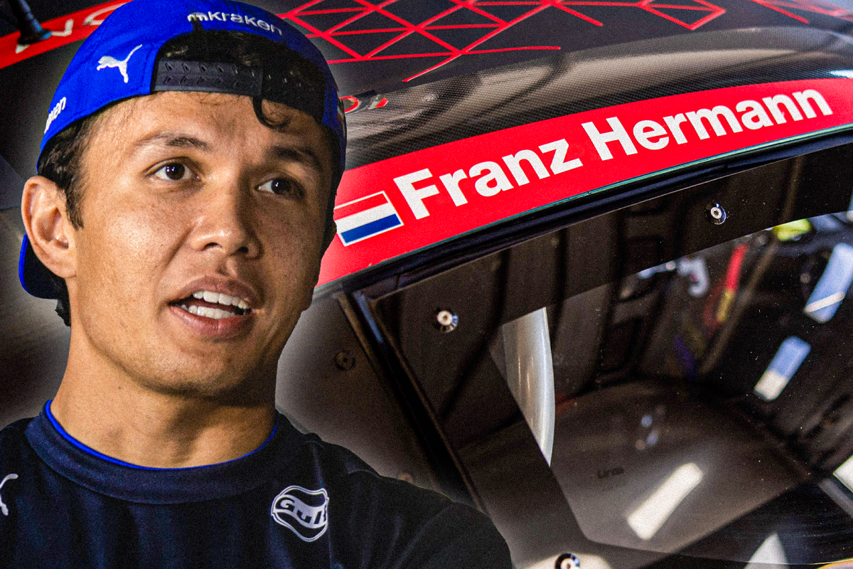 Albon onder de indruk van 'Franz Hermann': "Hij houdt gewoon van wat hij doet"