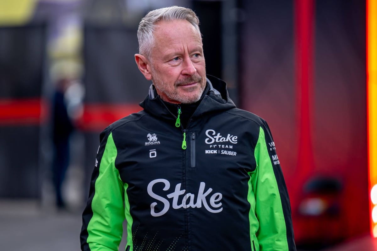 Jonathan Wheatley is pictured as Sauber boss
