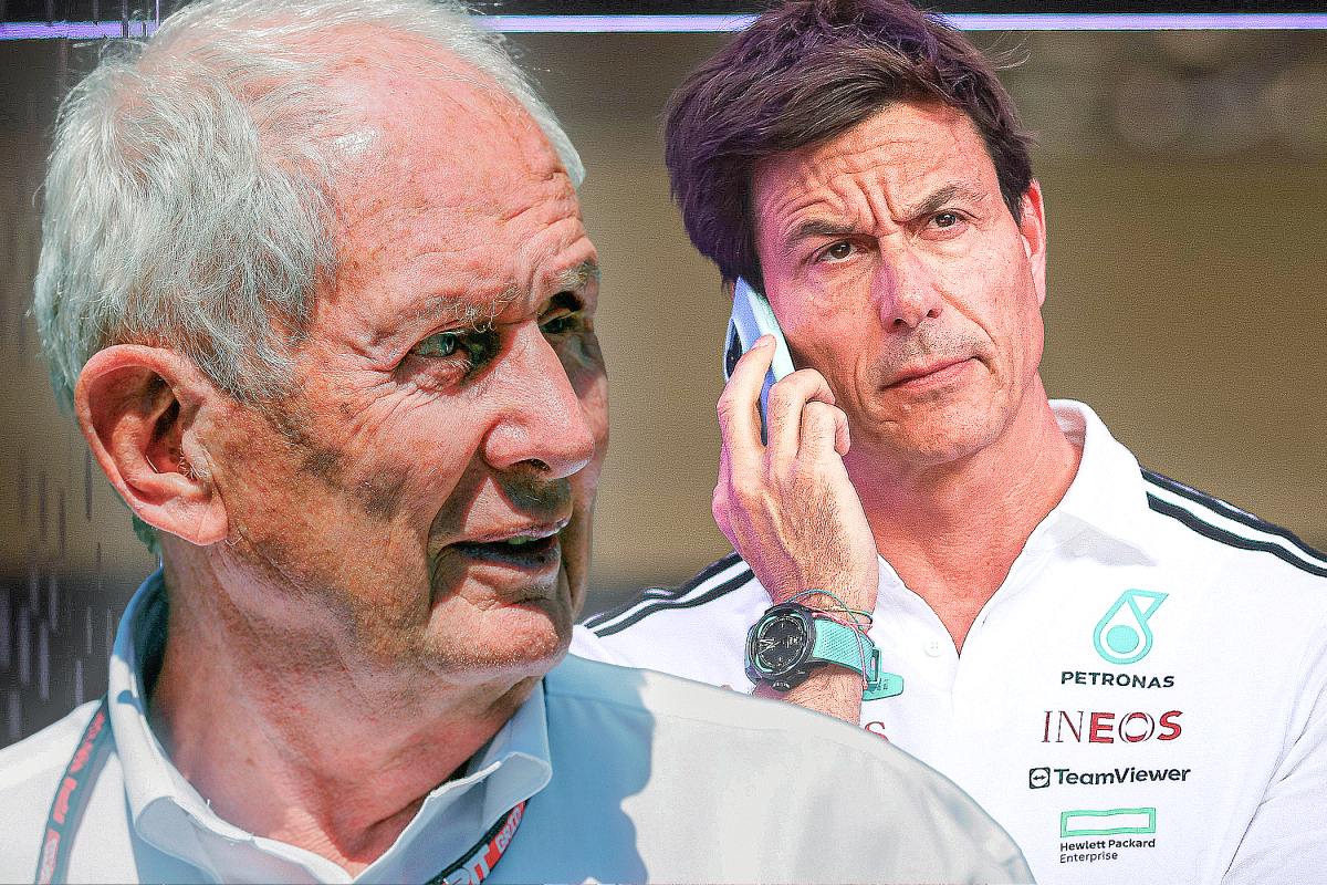 dr. Helmut Marko and Toto Wolff