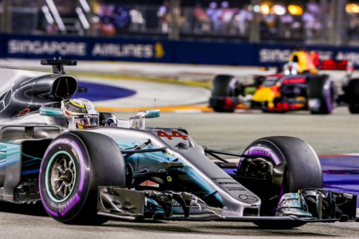 Hamilton opens up huge title lead in Singapore after Ferrari wreck Vettel's race