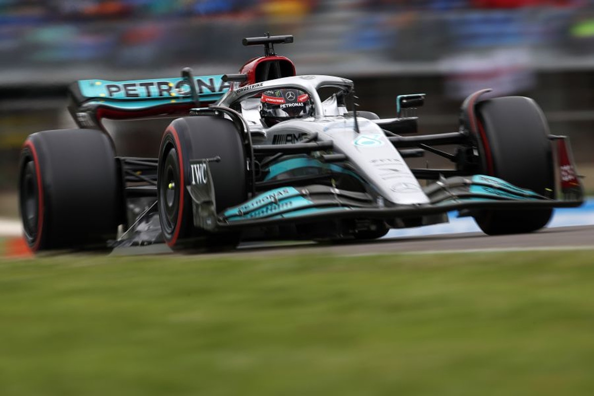 Russell causes practice surprise as Mercedes finally show pace