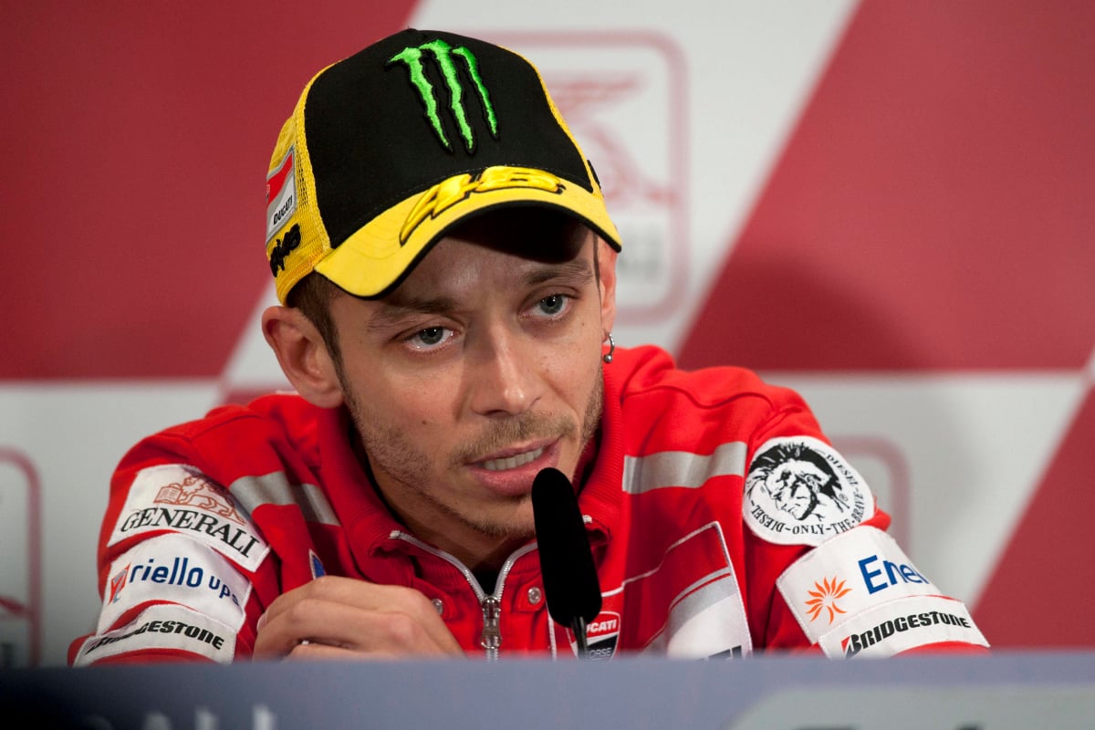 Valentino Rossi at Ducati in 2011