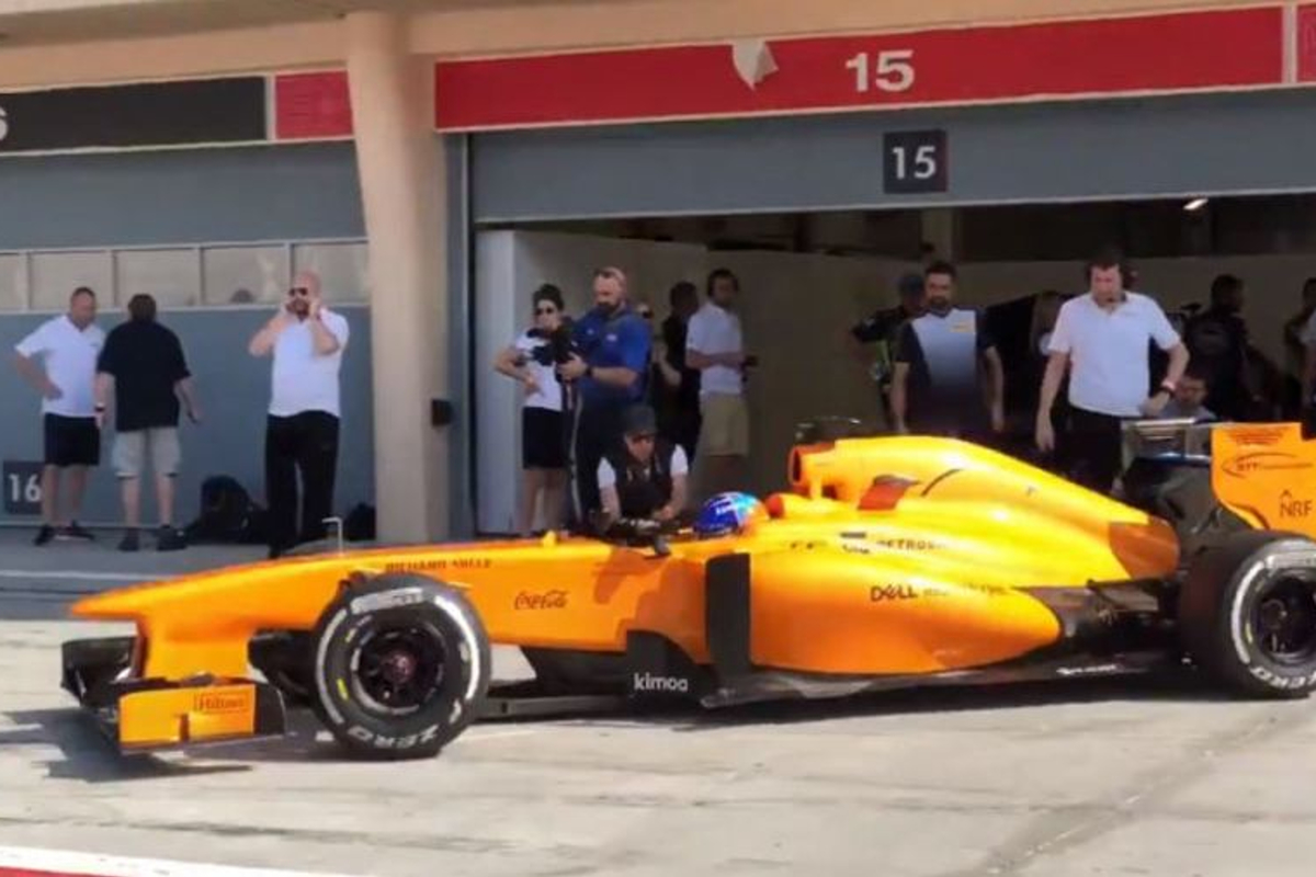 VIDEO: Alonso already back in F1 car