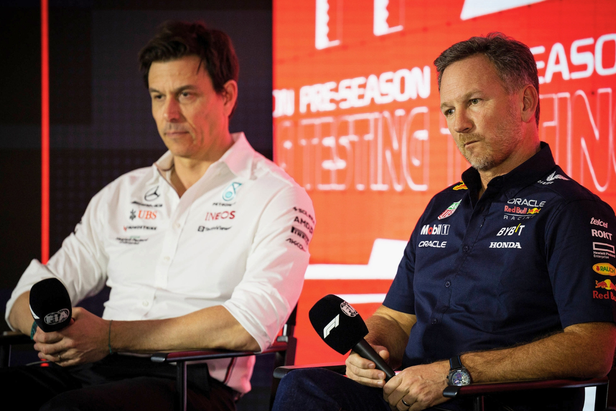 Red Bull boss Horner SHUTS DOWN F1 rival Wolff's title talk