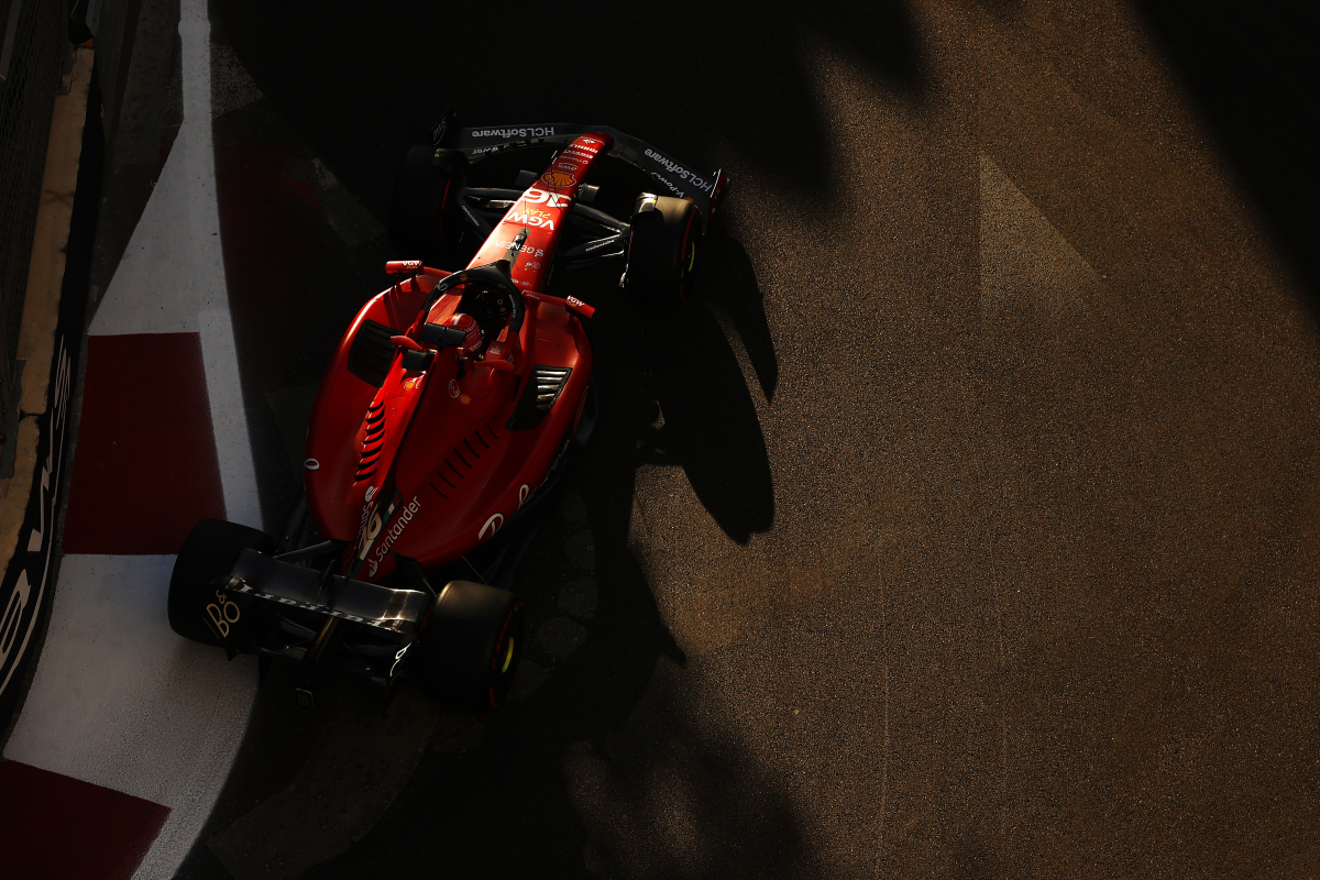 Leclerc completes an Azerbaijan qualifying hat-trick in chaotic session