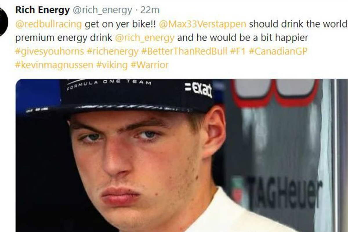 Maybe Rich Energy the bizarre Red Bull trolling -