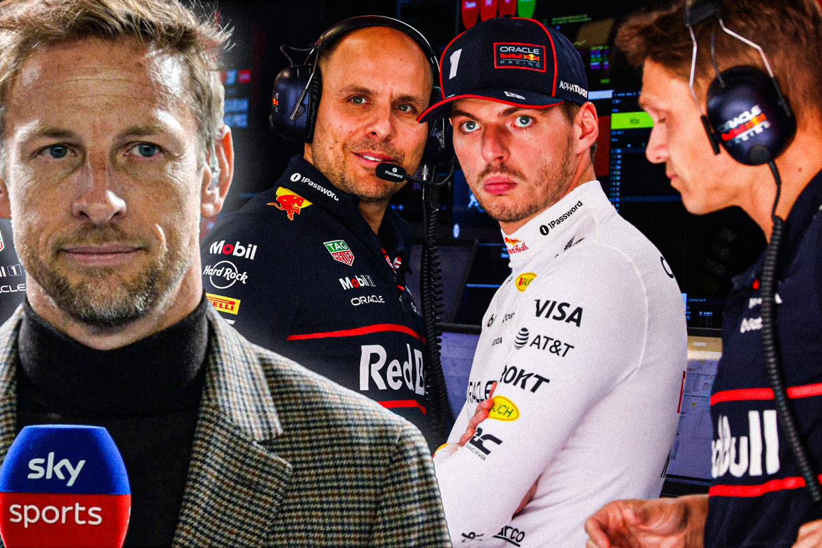 Button, Verstappen, socials
