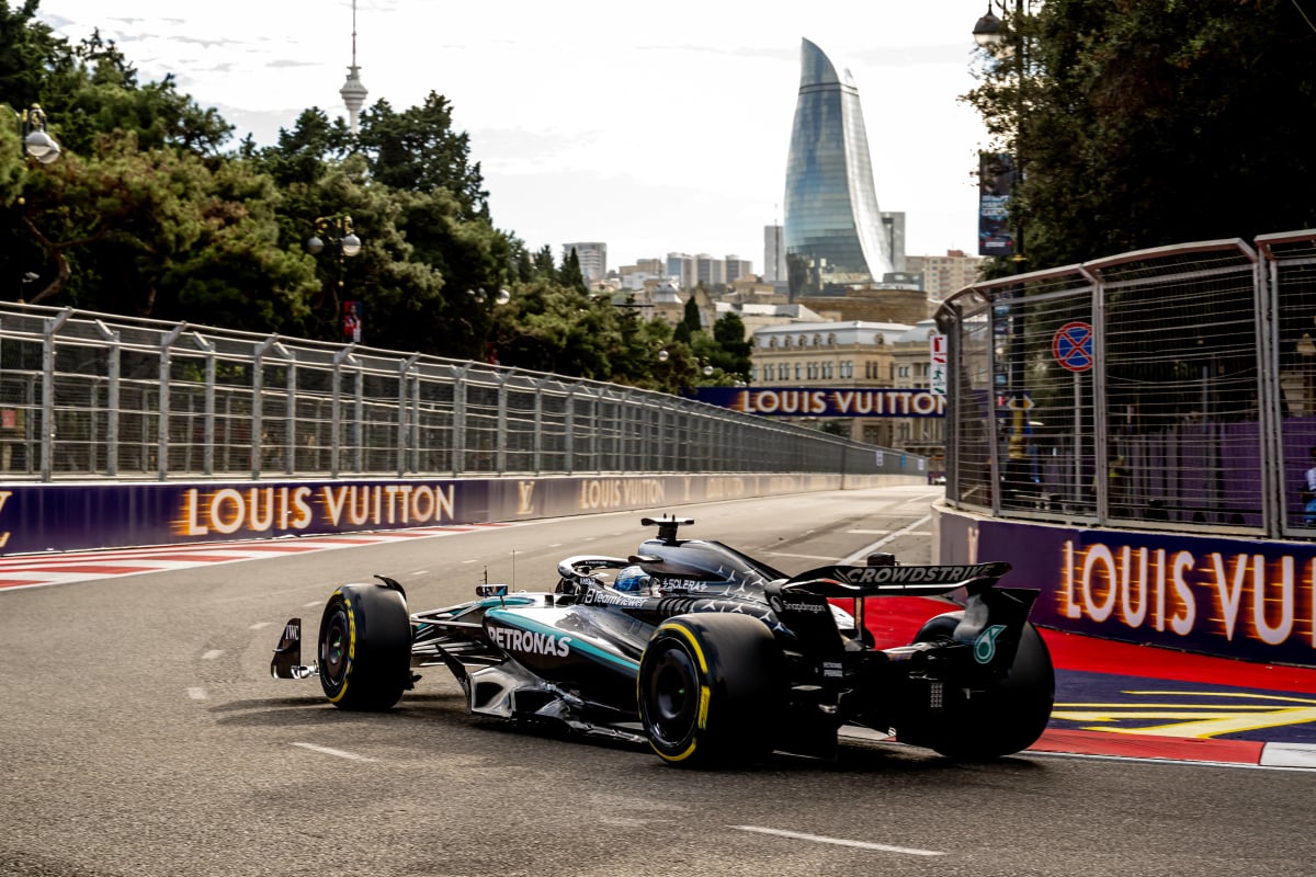 Russell, Mercedes, baku 