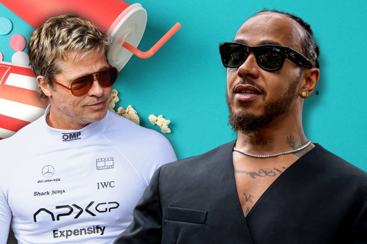 brad pitt, f1 film, lewis hamilton