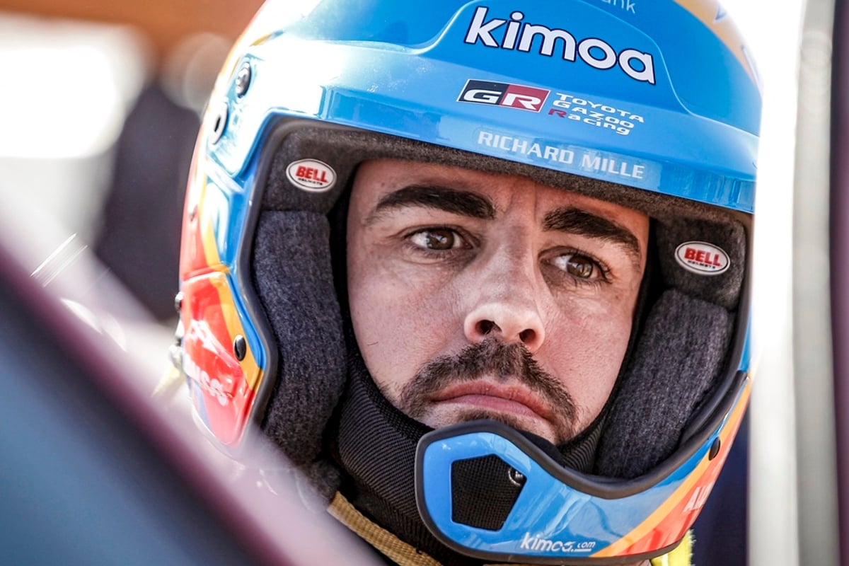 Fernando Alonso in Dakar