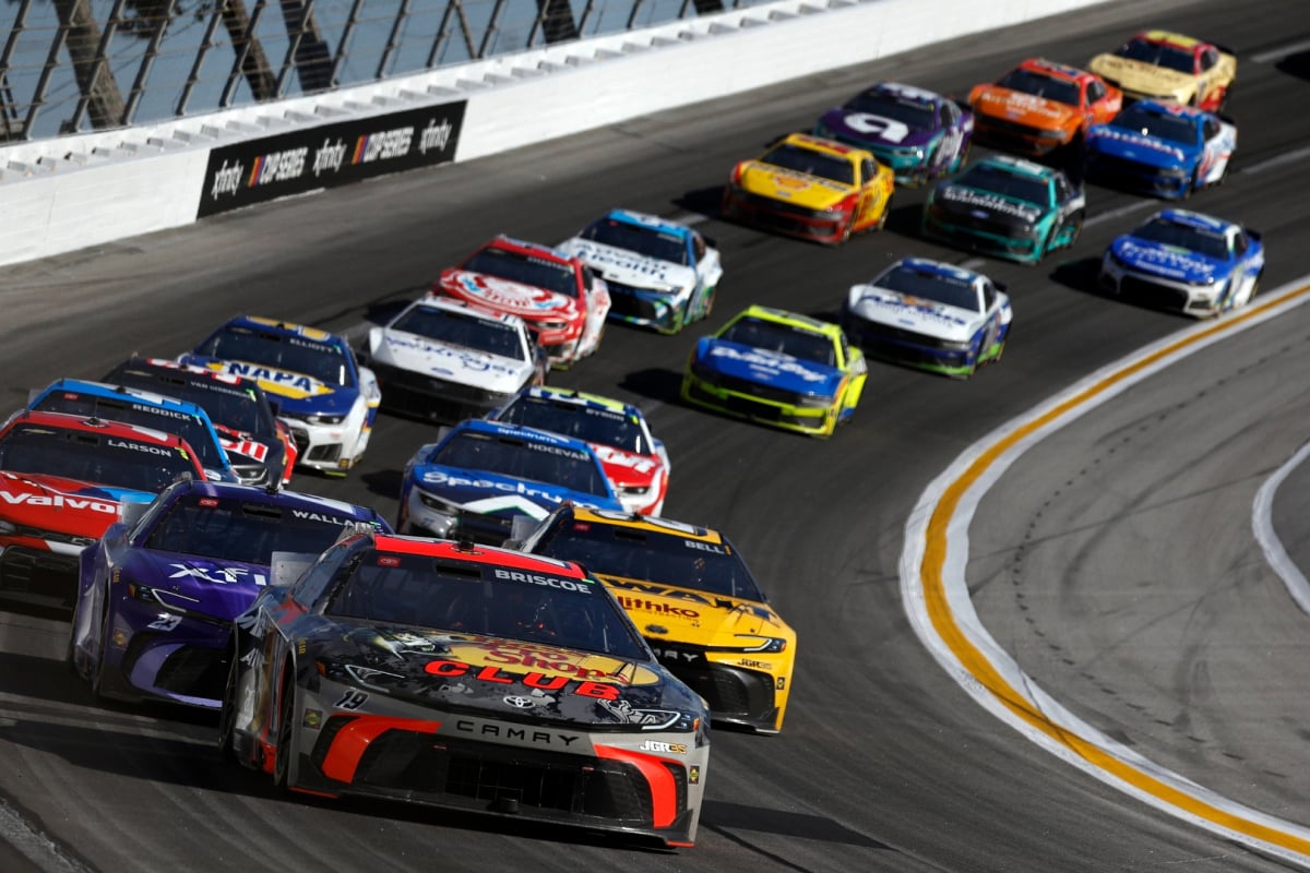 An image from the 2026 NASCAR Cup Series race at EchoPark Speedway