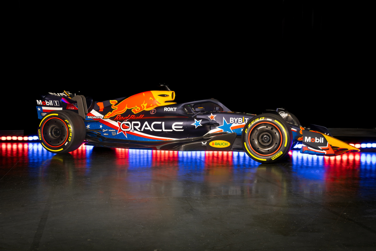 Red Bull Racing presenteert livery voor Grand Prix in de Verenigde Staten