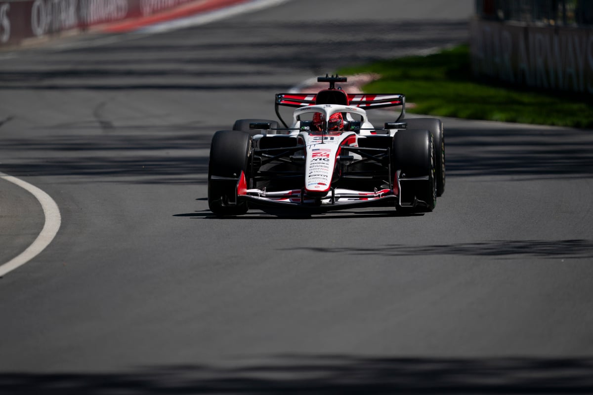 Ocon during sprint qualifying in Canada