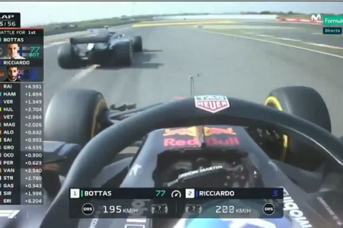 WATCH: How did Ricciardo get through that gap!?