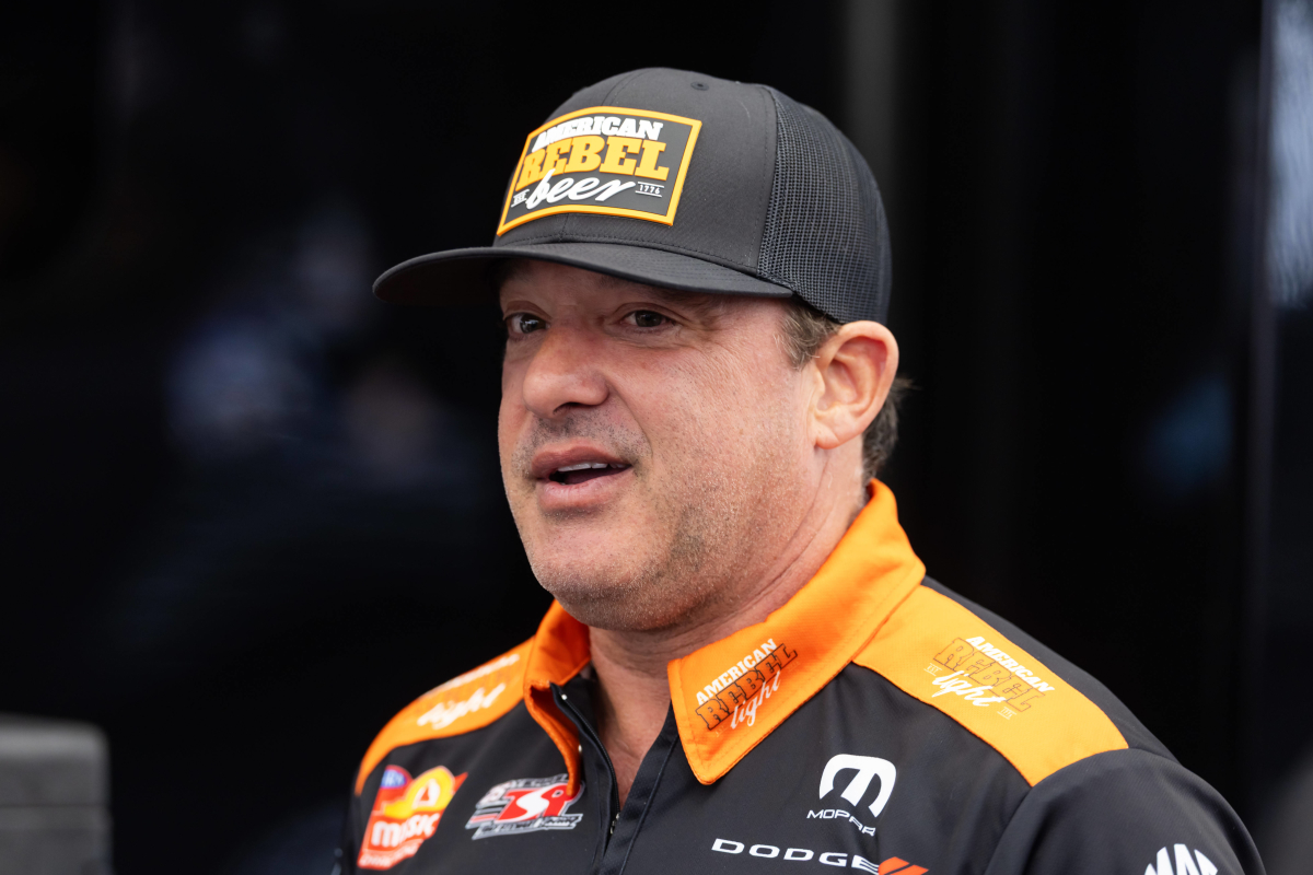 An image of three-time NASCAR Cup champion Tony Stewart