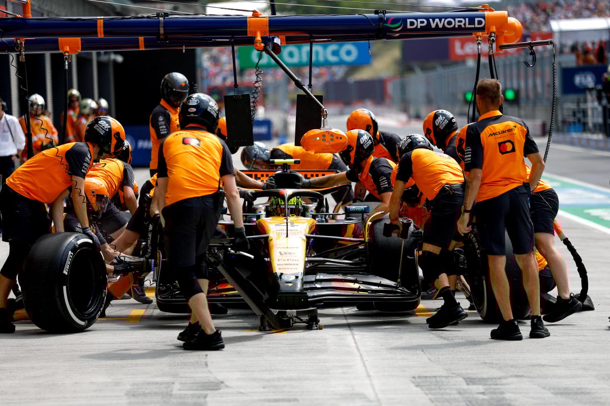 McLaren, pitstop, 2025