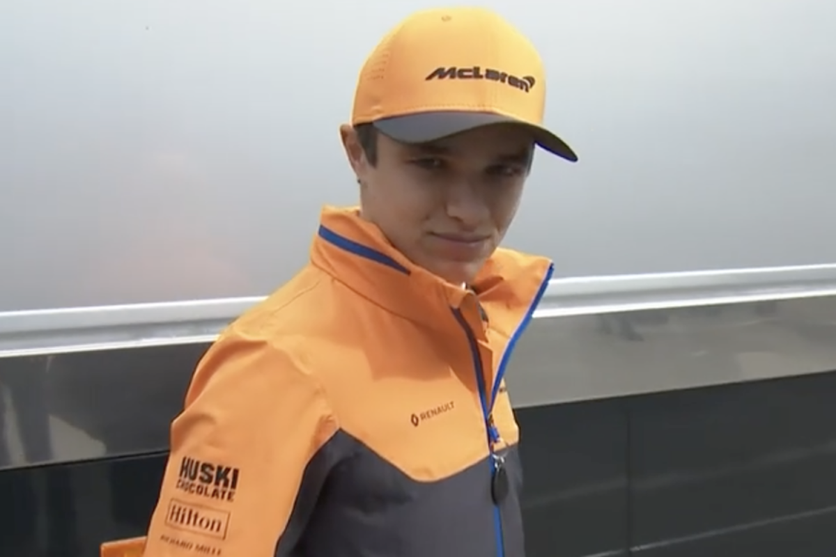 VIDEO: Lando Norris geeft fans zijn meest sexy blik!