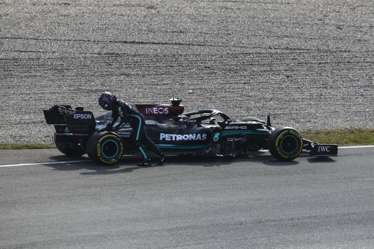 Hamilton sparks another red-flag interrupted session as Ferrari take practice honours