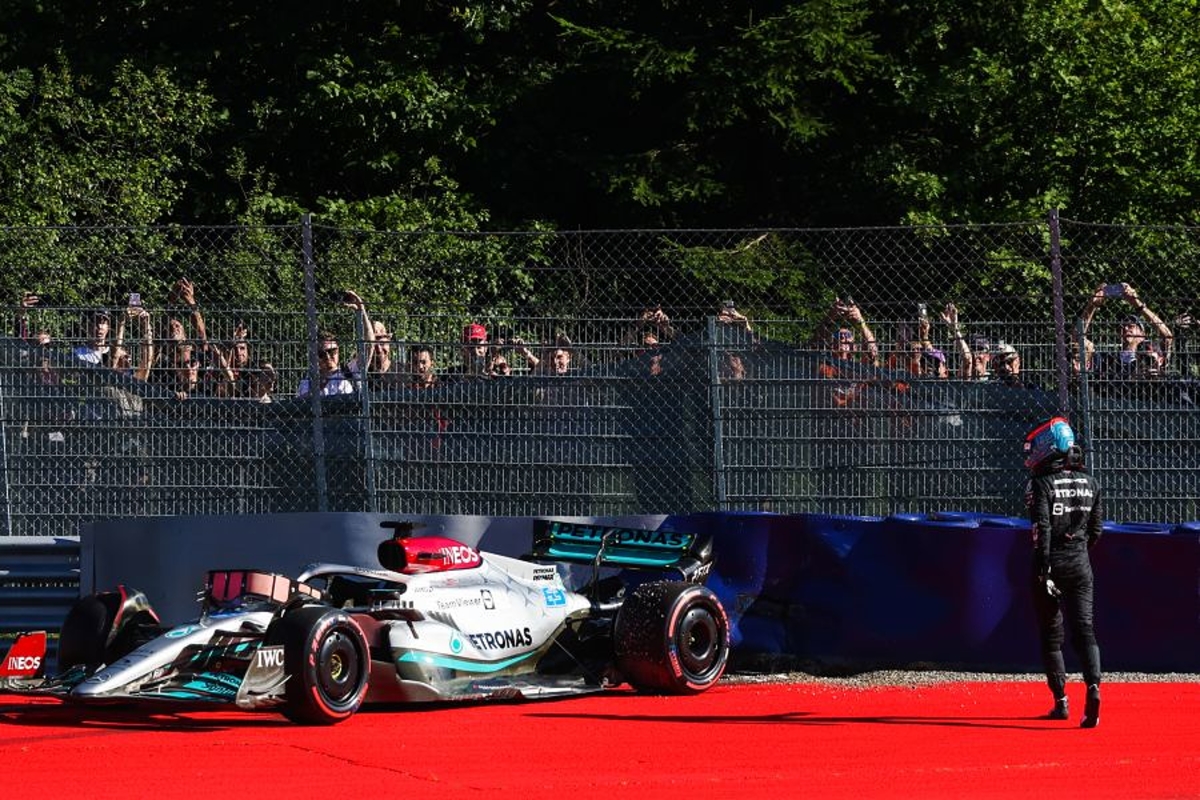 Mercedes onthult dat crash tijdens sprintrace het weekend had kunnen beëindigen