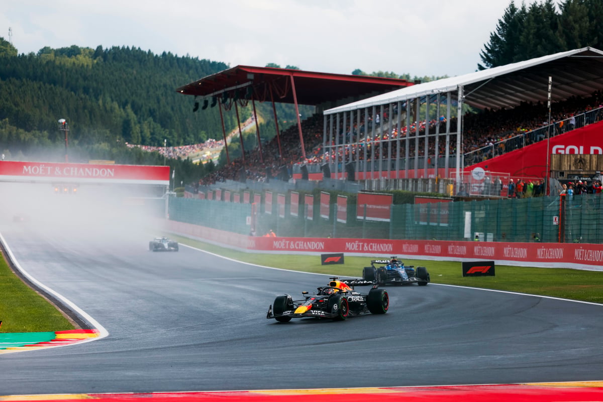 Max Verstappen, Alexander Albon, George Russell, Generic, 2025, Belgian GP