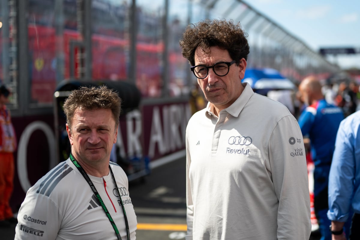 McNish and Binotto at Audi
