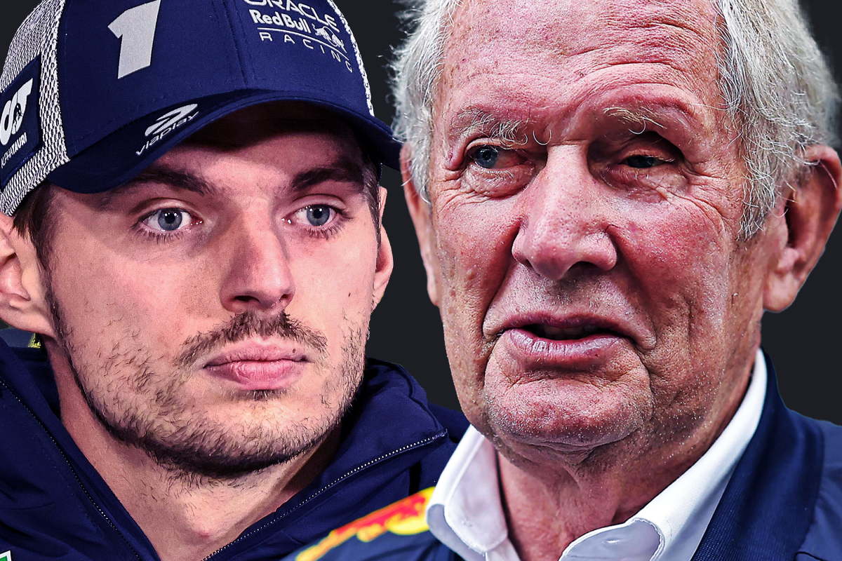 Max Verstappen and Dr. Helmut Marko