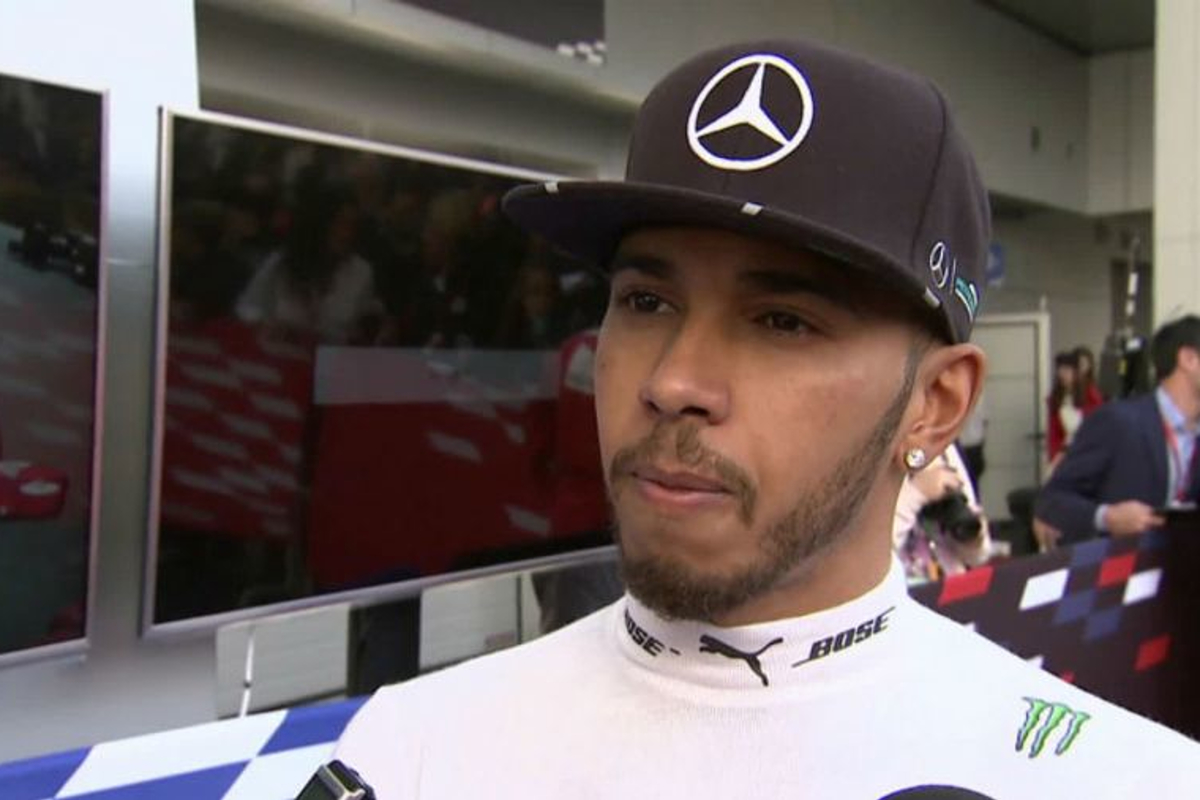 Lewis Hamilton caught speeding (not that one!)