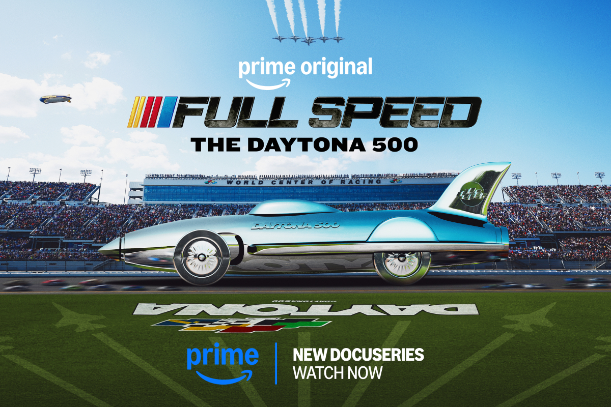 A promotional art graphic for the release of season three of NASCAR: Full Speed