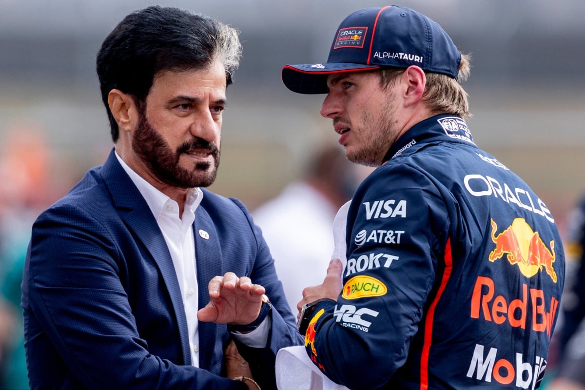 Mohammed Ben Sulayem, Max Verstappen, British GP, Britain, 2025