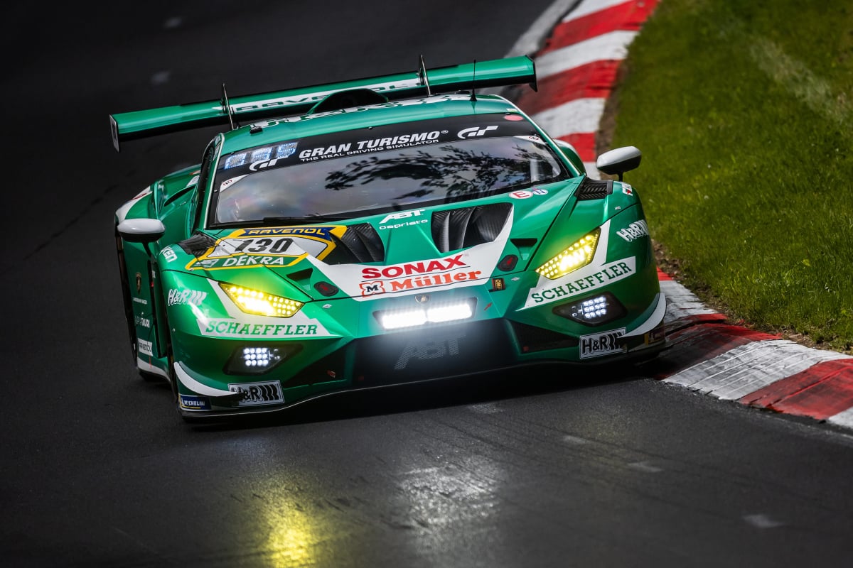 Schaeffler ABT Lamborghini at the Nurburgring