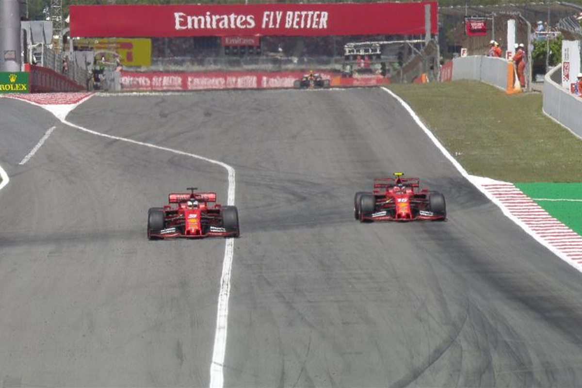 VIDEO: Vettel gets team orders from Ferrari, Leclerc takes P4!