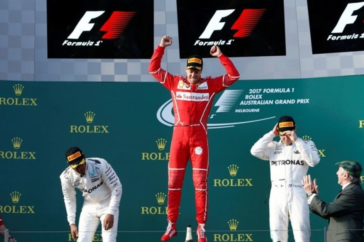 Sebastian Vettel over zijn overwinning: "Best denkbare start van het seizoen"