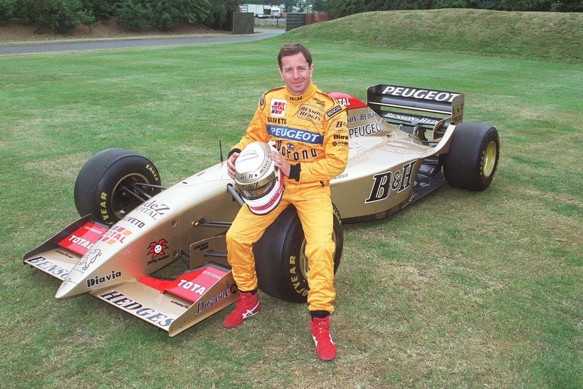 Martin Brundle with Jordan in 1996