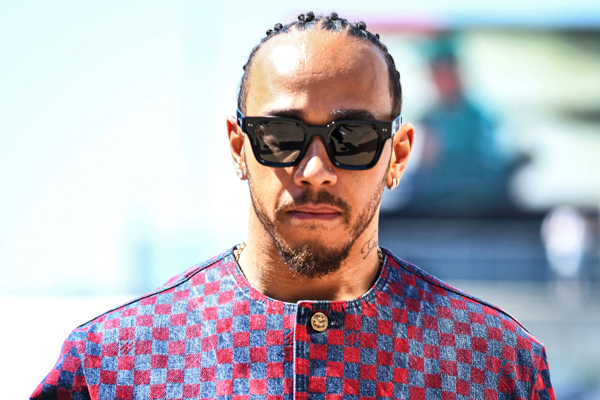 Hamilton hits waves with Ferrari rival as F1 stars pictured on break