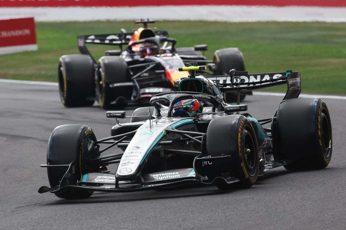 Antonelli ahead of Verstappen at Spa-Francorchamps