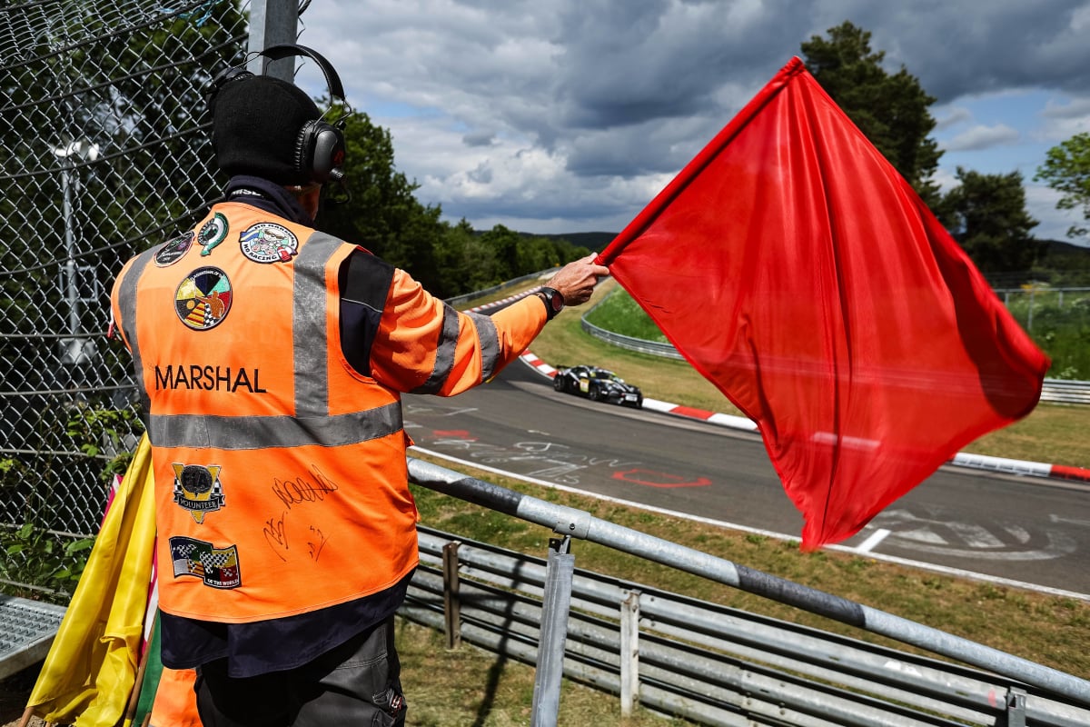 Red flag at Nurburgring