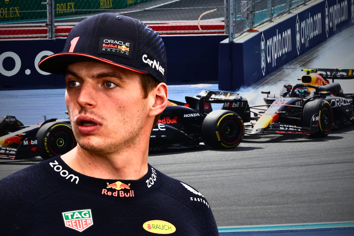 Verstappen reveals his car was DAMAGED in scary Perez incident