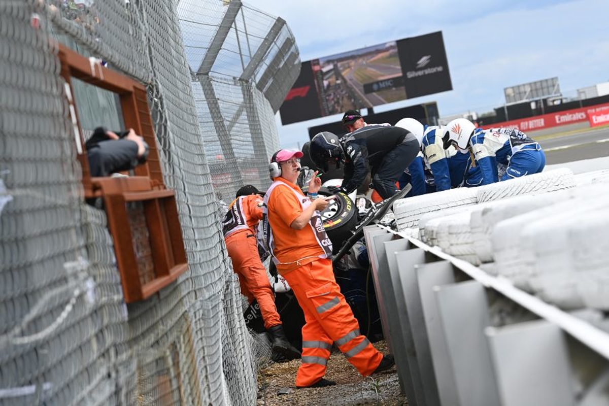 Zhou reveals fire scare during frightening British GP crash wait