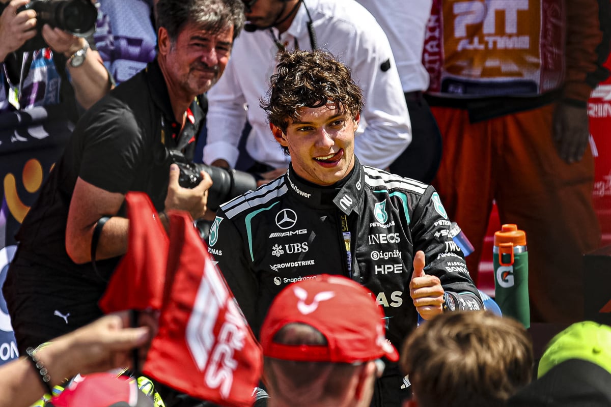 Antonelli after Sprint win at Silverstone