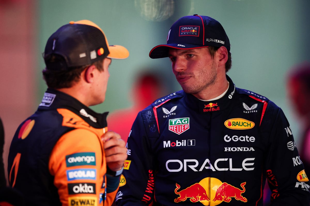 Lando Norris and Max Verstappen