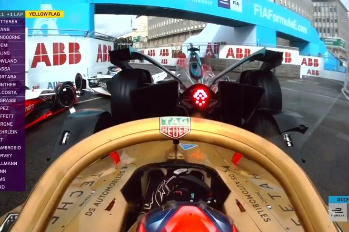 VIDEO: Crazy 10-car pile-up in Formula E Rome race